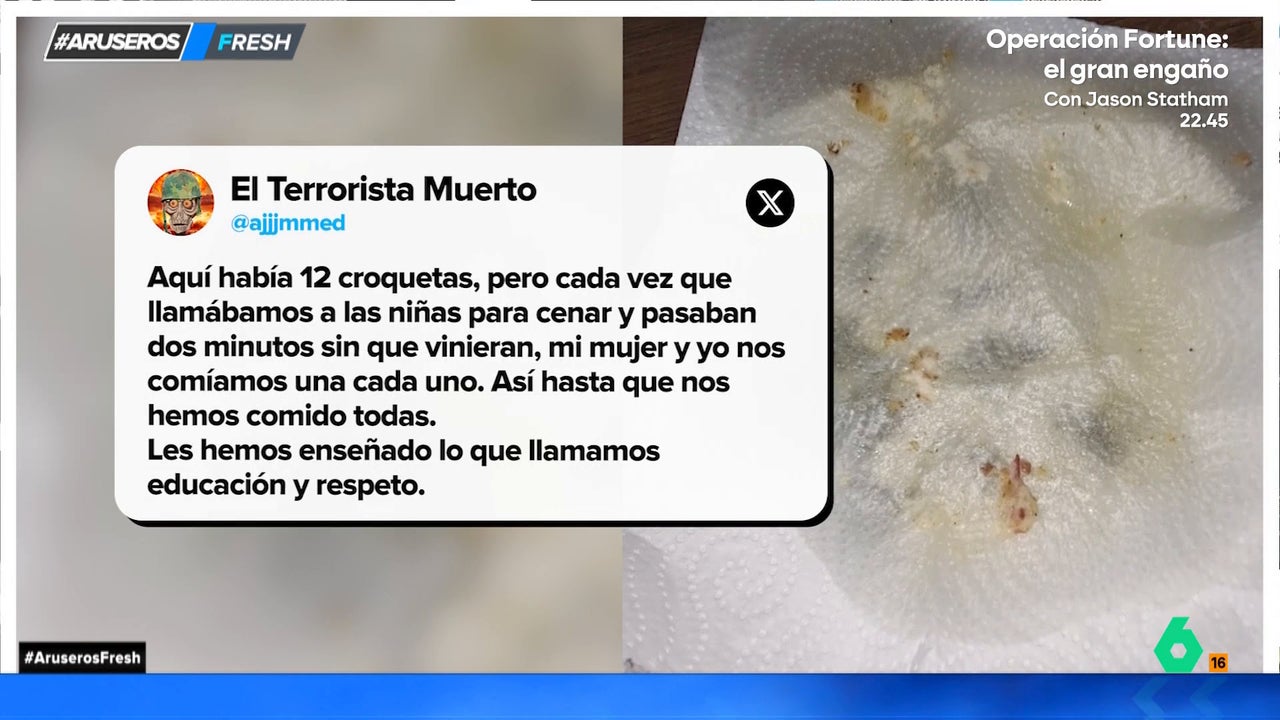 Dejan a sus hijas sin croquetas para darles una lección: "Cada vez que las llamábamos para cenar y no venían, nos comíamos una"