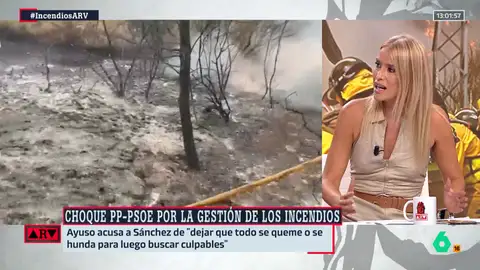 Afra Blanco, tajante sobre los incendios: "El desprecio de nuestras instituciones a nuestros campos tiene consecuencias" Afra Blanco, tajante sobre los incendios: "El desprecio de nuestras instituciones a nuestros campos tiene consecuencias"