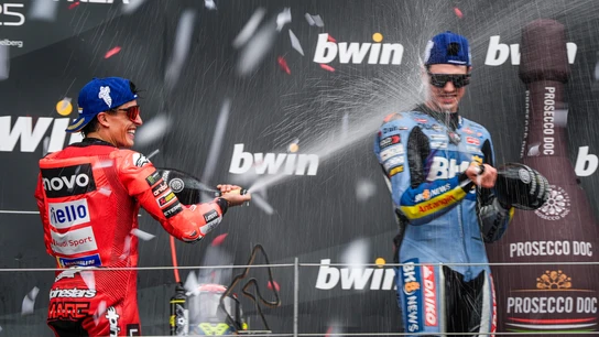 Marc Márquez y Fermín Aldeguer Marc Márquez y Fermín Aldeguer