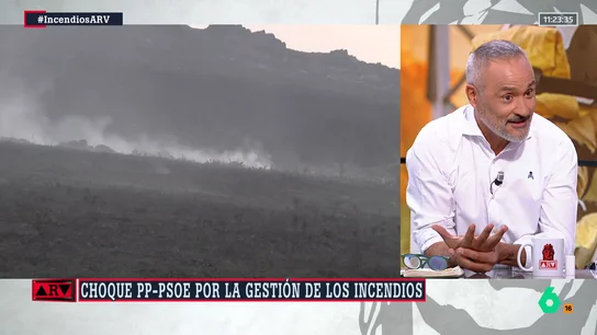 Martínez-Vares, advierte sobre los incendios en España: "Hemos abandonado el monte, y está lleno de combustible" Martínez-Vares, advierte sobre los incendios en España: "Hemos abandonado el monte, y está lleno de combustible"