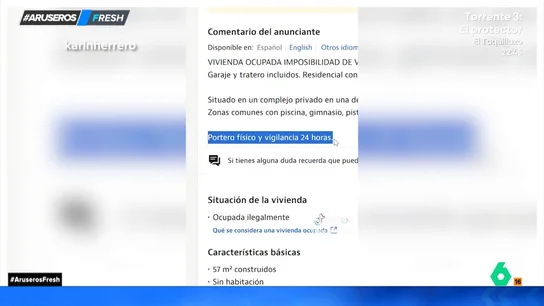 El anuncio inmobiliario más surrealista de Madrid: piso 'premium', okupado y con portero 24 horas El anuncio inmobiliario más surrealista de Madrid: piso 'premium', okupado y con portero 24 horas