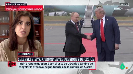 María Tadeo señala que Putin ha pasado de estar "aislado" a tener "una alfombra roja" con Trump: "Rusia ha salido victoriosa" María Tadeo señala que Putin ha pasado de estar "aislado" a tener "una alfombra roja" con Trump: "Rusia ha salido victoriosa"
