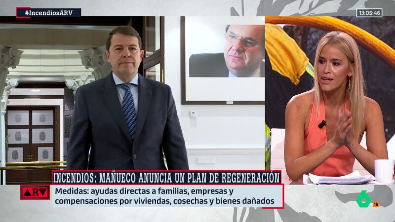  Afra Blanco, tajante con Mañueco: "Debe pensarse que somos todos imbéciles"