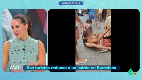 Marina Valdés, a los turistas que inmovilizaron a un ladrón en Barcelona: "Por actos heroicos se puede conceder la nacionalidad" Más Vale Tarde analiza el heroico acto de dos turistas brasileños que, con sus conocimientos de jiu-jitsu, han conseguido reducir a un ladrón que acababa de robar una cadena de oro. Consideran pedir la nacionalidad.