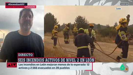 Un ganadero de León pide que "les dejen hacer": "No se puede, sin pisar el monte, poner normas" Un ganadero de León pide que "les dejen hacer": "No se puede, sin pisar el monte, poner normas"
