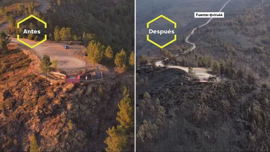 Destrozos, cenizas y humo: la ola de incendios destroza cientos de paisajes que nunca volverán a ser como antes Destrozos, cenizas y humo: la ola de incendios destroza cientos de paisajes que nunca volverán a ser como antes