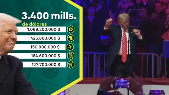 Trump hace (mucha) caja siendo presidente: habría ganado más de 3.400 millones de dólares en la Casa Blanca Trump hace (mucha) caja siendo presidente: habría ganado más de 3.400 millones de dólares en la Casa Blanca