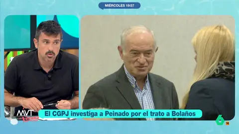Ramón Espinar: "Está más cerca de ser condenado el juez Peinado por prevaricación que Begoña Gómez por sus causas abiertas" Ramón Espinar valora las novedades en la imputación de Begoña Gómez por malversación y asegura que todas las causas abiertas contra ella "forman parte de una investigación prospectiva del juez Peinado para ver qué encuentra".