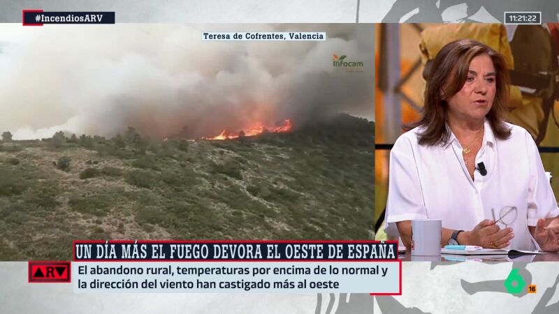 Lucía Méndez reflexiona sobre el "abandono en masa" de los pueblos pequeños: "Mientras los montes no estén limpios, esto seguirá"