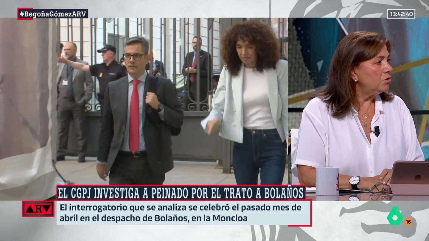 Lucía Méndez: "Me parece interesante que Bolaños presentara una denuncia y no la hiciera pública" Lucía Méndez: "Me parece interesante que Bolaños presentara una denuncia y no la hiciera pública"