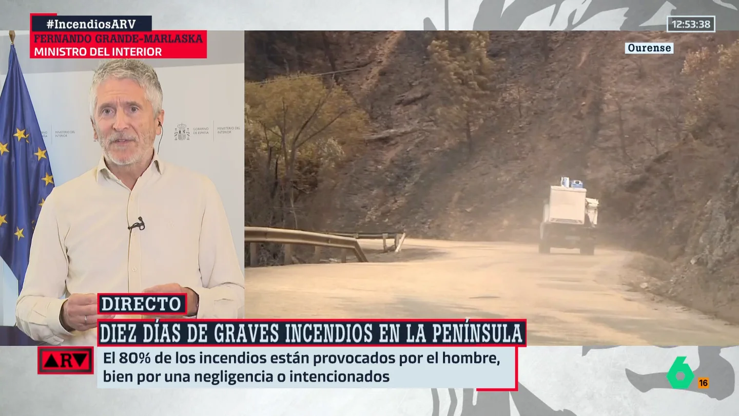 Fernando Grande-Marlaska, ministro del Interior, en Al Rojo Vivo Fernando Grande-Marlaska, ministro del Interior, en Al Rojo Vivo