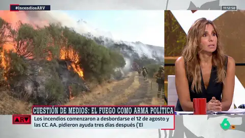 Carmen Morodo critica la bronca política por los incendios: "No arreglan el problema ni plantean soluciones a futuro" Carmen Morodo critica la bronca política por los incendios: "No arreglan el problema ni plantean soluciones a futuro"