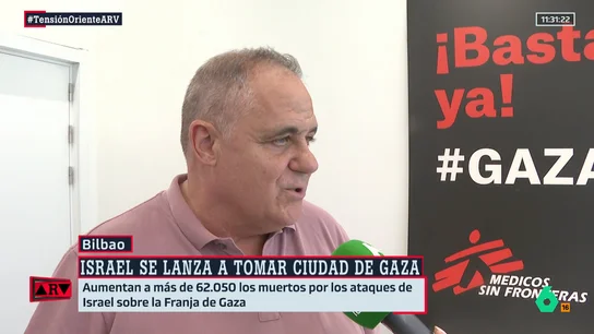 El coordinador de Emergencias de Médicos sin Fronteras denuncia que en Gaza se "dispara a civiles desarmados": "Hay mucha gente que muere porque no podemos atenderlos" El coordinador de Emergencias de Médicos sin Fronteras denuncia que en Gaza se "dispara a civiles desarmados": "Hay mucha gente que muere porque no podemos atenderlos"