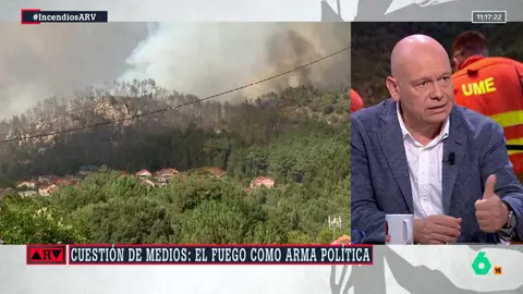 Gabi Sanz, ante la bronca política por los incendios: "Esto solo tiene un beneficiario, que es Vox" Gabi Sanz, ante la bronca política por los incendios: "Esto solo tiene un beneficiario, que es Vox"