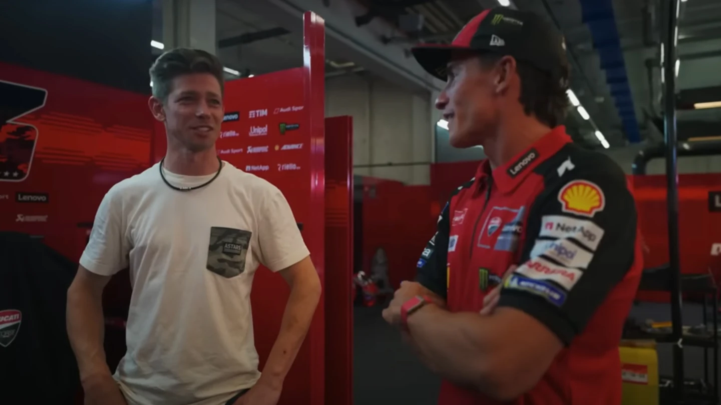 Casey Stoner y Marc Márquez Casey Stoner y Marc Márquez