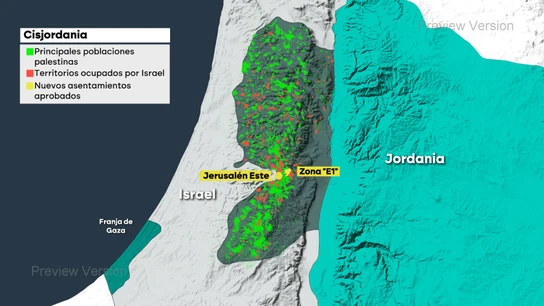 Israel aprueba el proyecto de asentamiento en Cisjordania que aislaría a un futuro Estado palestino Israel aprueba el proyecto de asentamiento en Cisjordania que aislaría a un futuro Estado palestino