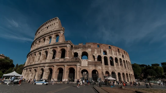 Imagen de archivo del Coliseo de Roma. Imagen de archivo del Coliseo de Roma.