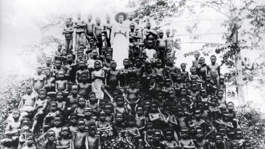 Alice Seely Harris rodada de niños congoleños Alice Seely Harris rodada de niños congoleños