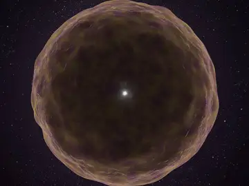 Ilustración de una supernova Ilustración de una supernova