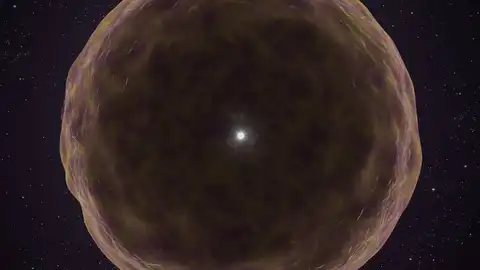 Ilustración de una supernova Ilustración de una supernova
