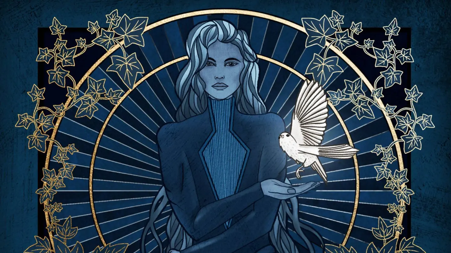 Detalle de la portada de 'Canción de la lluvia eterna' Detalle de la portada de 'Canción de la lluvia eterna'