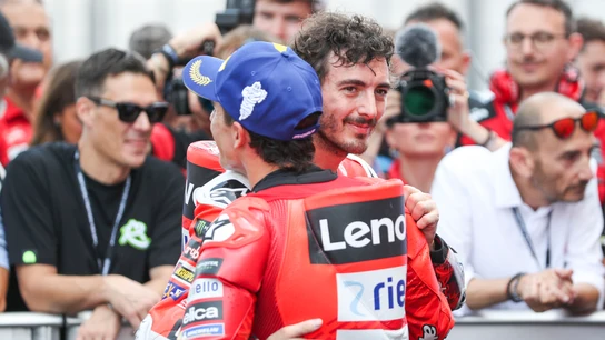 Marc Márquez y Pecco Bagnaia Marc Márquez y Pecco Bagnaia