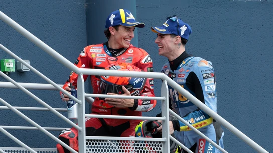 Marc Márquez y Fermín Aldeguer Marc Márquez y Fermín Aldeguer
