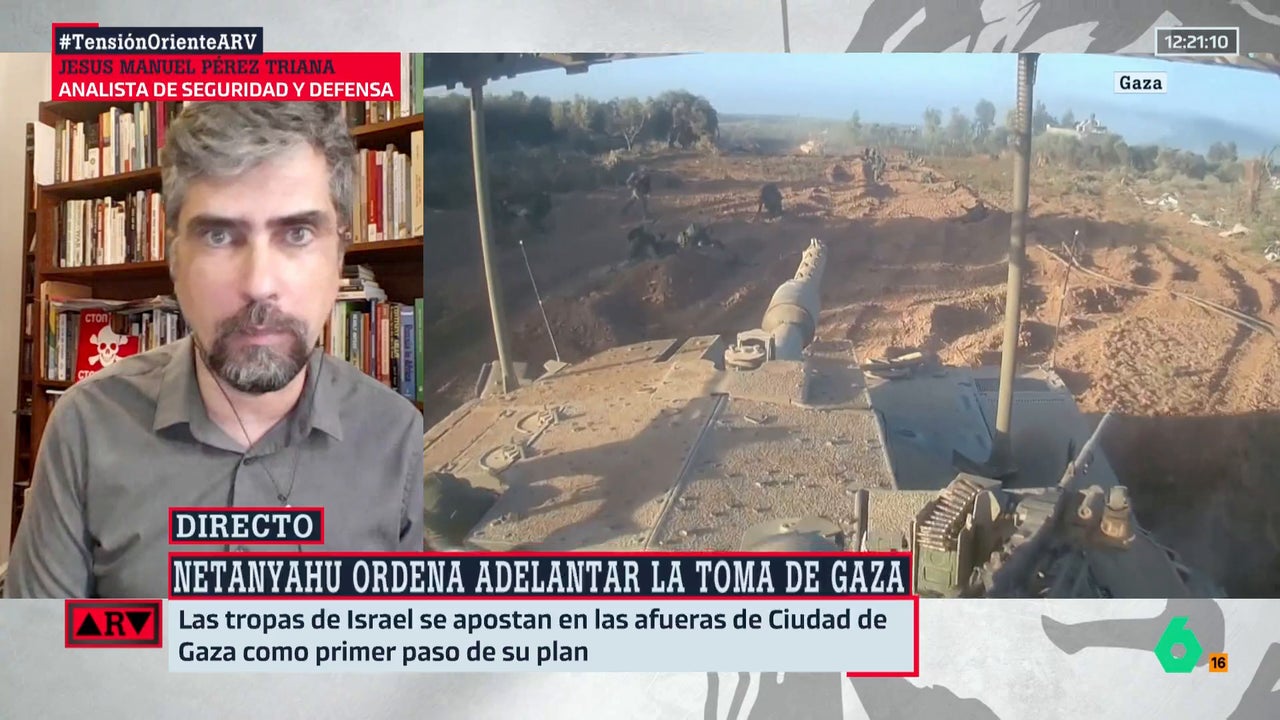 Jesús María Pérez, analista de seguridad y defensa: "Lo que estamos viendo en Gaza es una guerra irregular, no hay dos ejércitos"