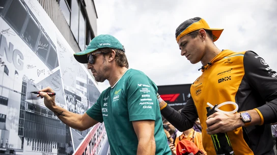 Fernando Alonso y Lando Norris Fernando Alonso y Lando Norris