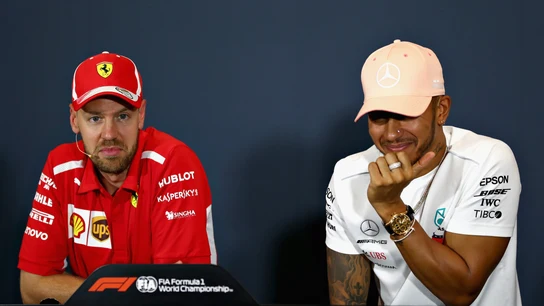 Sebastian Vettel y Lewis Hamilton Sebastian Vettel y Lewis Hamilton