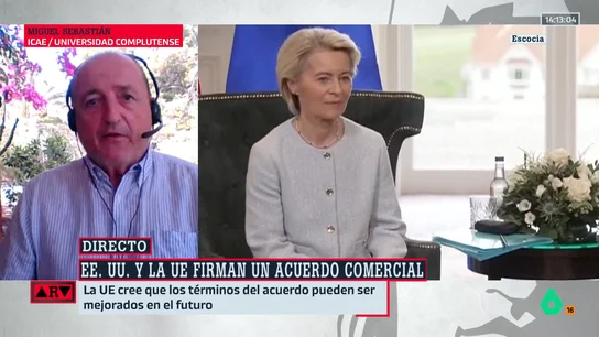 Miguel Sebastián califica de "humillante" el acuerdo de la UE con EEUU, pero advierte: "Le va a salir mal a Trump" Miguel Sebastián califica de "humillante" el acuerdo de la UE con EEUU, pero advierte: "Le va a salir mal a Trump"