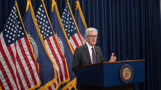 El presidente de la Reserva Federal de Estados Unidos (EEUU), Jerome Powell, en una imagen de archivo. El presidente de la Reserva Federal de Estados Unidos (EEUU), Jerome Powell, en una imagen de archivo.