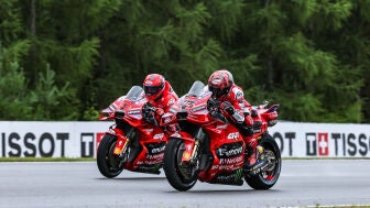 Marc M&aacute;rquez y 'Pecco' Bagnaia