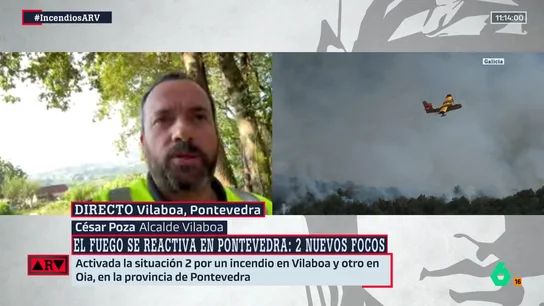 El mensaje de César Poza, alcalde de Vilaboa, para prevenir nuevos incendios: "No es el momento de ponerse a hacer tareas de limpieza" El mensaje de César Poza, alcalde de Vilaboa, para prevenir nuevos incendios: "No es el momento de ponerse a hacer tareas de limpieza"