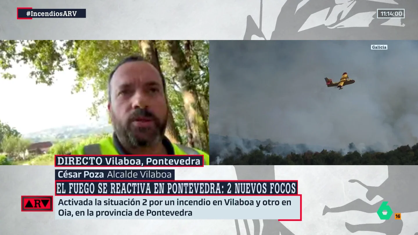 El mensaje de César Poza, alcalde de Vilaboa, para prevenir nuevos incendios: "No es el momento de ponerse a hacer tareas de limpieza" El mensaje de César Poza, alcalde de Vilaboa, para prevenir nuevos incendios: "No es el momento de ponerse a hacer tareas de limpieza"
