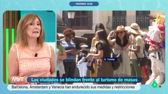 Mayte Alcaraz, a favor de las tasas turísticas: "Hay que encauzarlo hacia la mejora de la ciudad, no a otras partidas" La periodista afirma que si el dinero obtenido a través de esas tasas "entra dentro de unas partidas donde se quedan diluidos y no revierte en la ciudad, me cuesta aceptarlo".