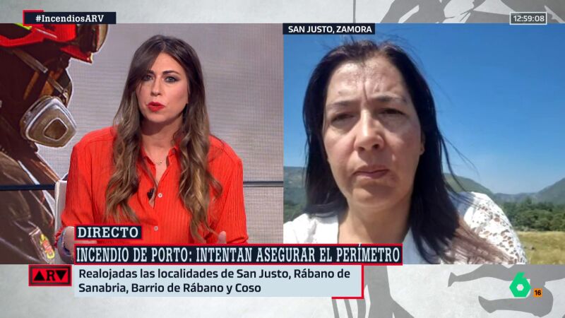 Montse Sastre, alcaldesa de San Justo (Zamora), sobre los incendios: "Se hacen pequeñas labores de prevención, pero está claro que se necesita más"