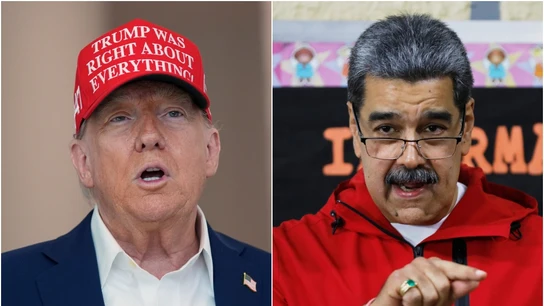 Donald Trump y Nicolás Maduro Donald Trump y Nicolás Maduro