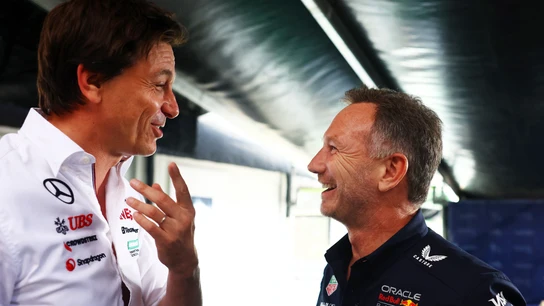 Toto Wolff y Christian Horner Toto Wolff y Christian Horner