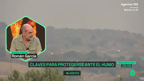 Román, bombero forestal Román, bombero forestal
