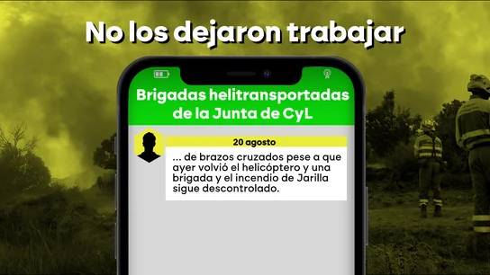 Los mensajes de los bomberos de una brigada de CyL Los mensajes de los bomberos de una brigada de CyL