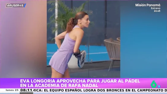 Eva Longoria aprovecha sus vacaciones en Mallorca para jugar al pádel en la academia de Rafa Nadal junto a Maribel Nadal Eva Longoria aprovecha sus vacaciones en Mallorca para jugar al pádel en la academia de Rafa Nadal junto a Maribel Nadal
