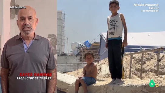 El grito de denuncia de Kayed Hammad desde Gaza: "Se está utilizando la comida y las medicinas como arma contra nosotros" Kayed Hammad, productor gazatí, explicaba la difícil situación que viven en Gaza, donde quien consigue un plato de comida "es un afortunado": "Es mejor morir de una bomba, juntos, que mis hijos se mueran de hambre delante de mí".
