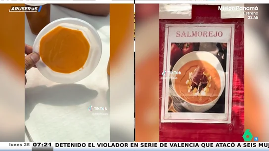 Pide salmorejo en la feria de Málaga y lo que le sirven se convierte en viral: "Llega a lo denunciable" Pide salmorejo en la feria de Málaga y lo que le sirven se convierte en viral: "Llega a lo denunciable"