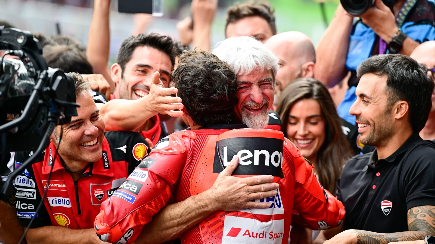 Marc Márquez y Gigi Dall'igna Marc Márquez y Gigi Dall'igna