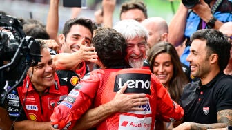 Marc M&aacute;rquez y Gigi Dall'igna
