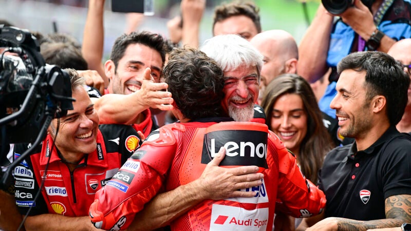 Marc Márquez y Gigi Dall'igna Marc Márquez y Gigi Dall'igna
