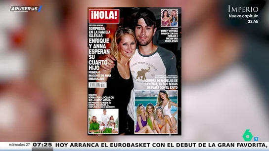 Enrique Iglesias y Anna Kournikova esperan a su cuarto hijo para finales de año: Anna está en el ecuador de su embarazo Enrique Iglesias y Anna Kournikova esperan a su cuarto hijo para finales de año: Anna está en el ecuador de su embarazo