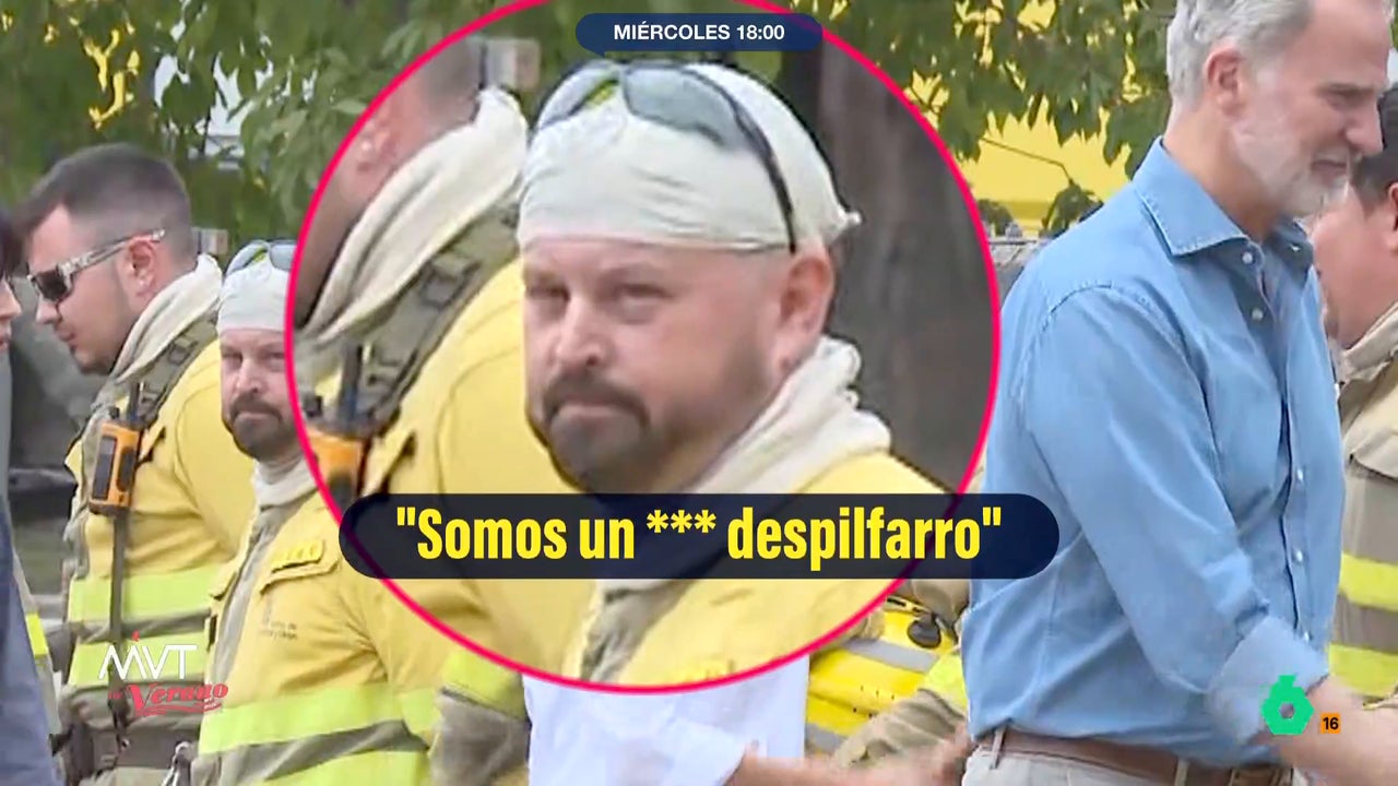 Desplante de los bomberos forestales a Mañueco durante la visita de los reyes a Zamora: "¿Somos un despilfarro?"