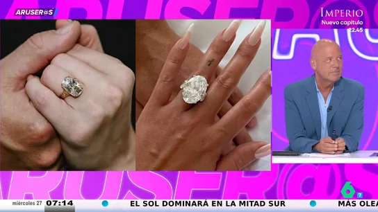Alfonso Arús compara el anillo de compromiso de Taylor Swift con el de Georgina Rodríguez: "Parece el de la abuela" Alfonso Arús compara el anillo de compromiso de Taylor Swift con el de Georgina Rodríguez: "Parece el de la abuela"